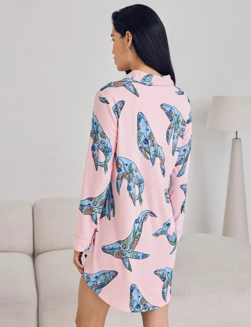 Whale Print Nightshirt