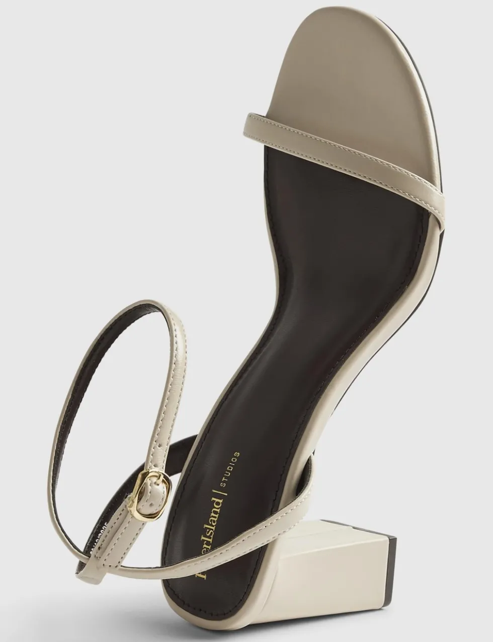 Wide Fit Ankle Strap Block Heel Sandals