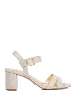 Wide Fit Ankle Strap Block Heel Sandals