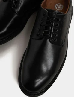 Wide Fit Heritage Leather Derby Shoes