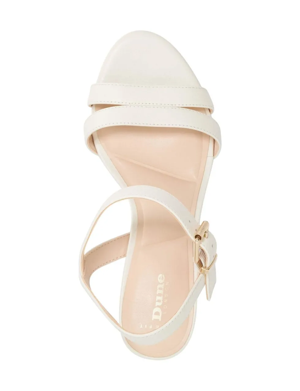 Wide Fit Leather Ankle Strap Sandals