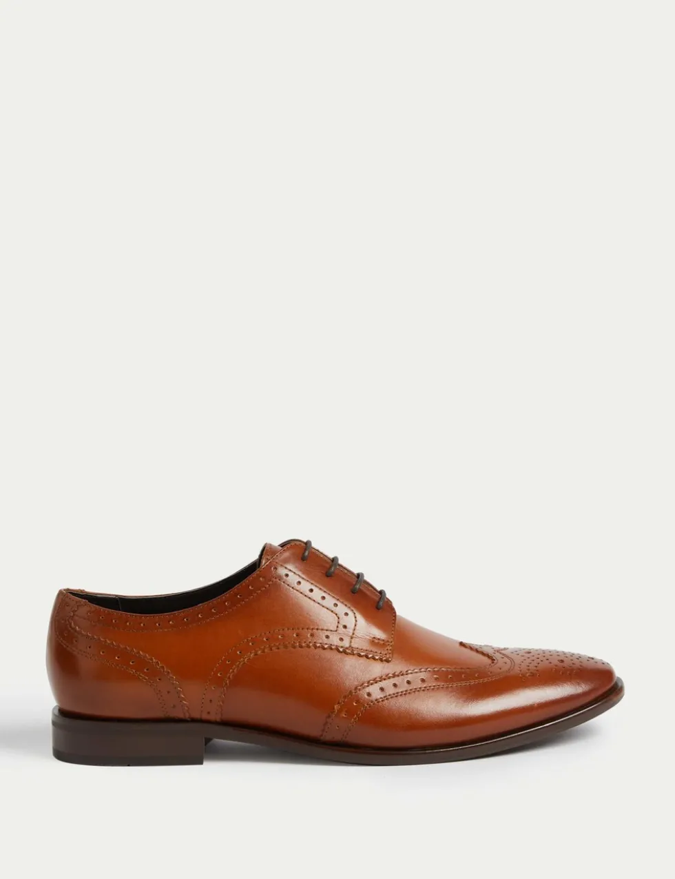 Wide Fit Leather Brogues