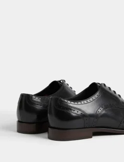 Wide Fit Leather Brogues