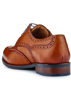 Wide Fit Leather Brogues