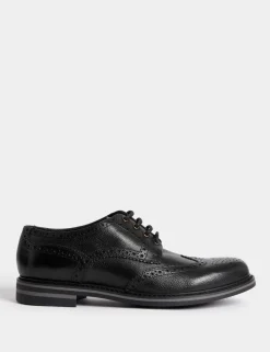 Wide Fit Leather Brogues