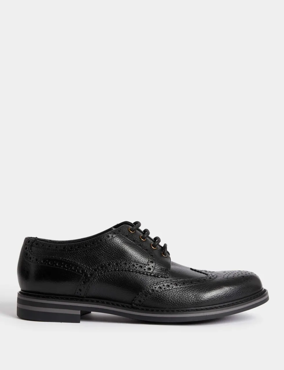 Wide Fit Leather Brogues