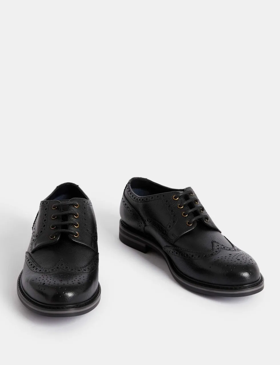 Wide Fit Leather Brogues