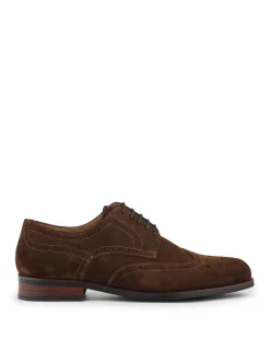 Wide Fit Leather Brogues
