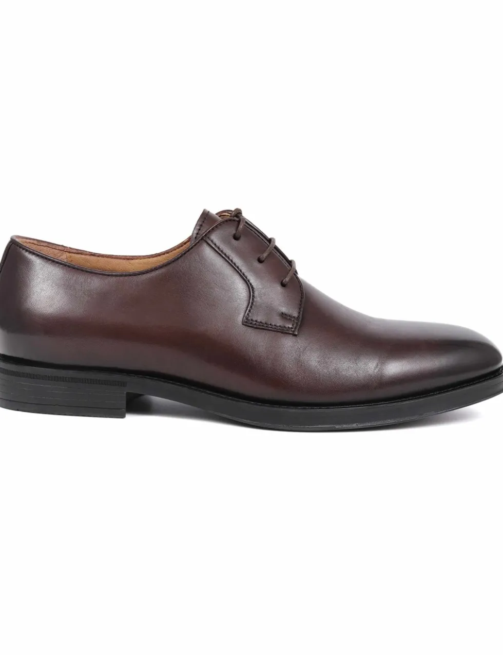 Wide Fit Leather Derby Shoes