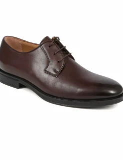Wide Fit Leather Derby Shoes
