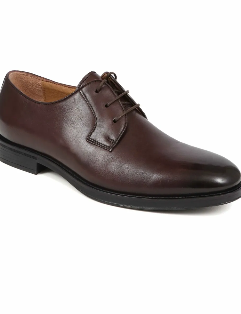 Wide Fit Leather Derby Shoes