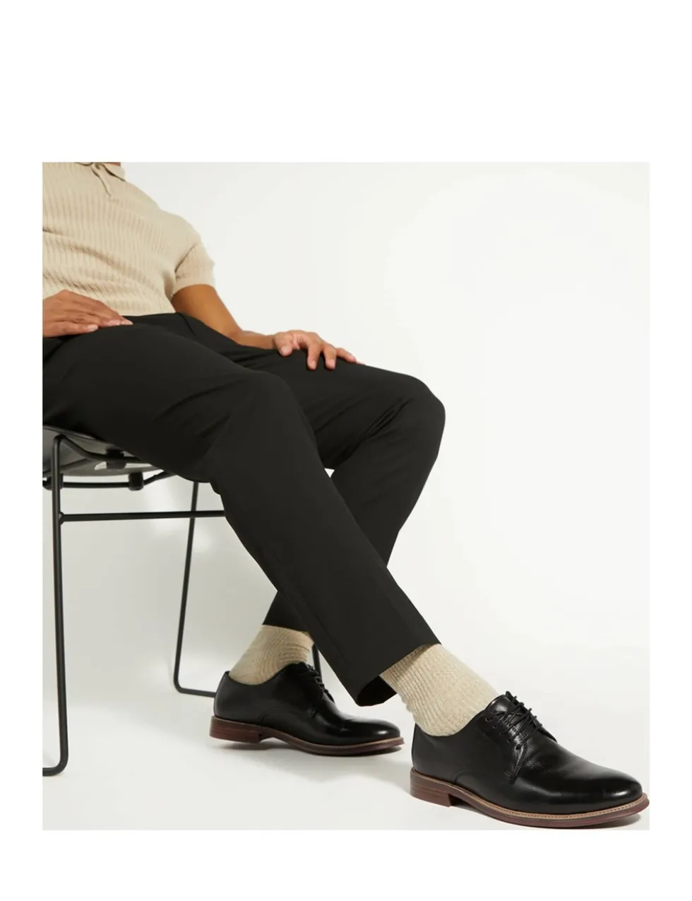 Wide Fit Leather Gibson Shoe