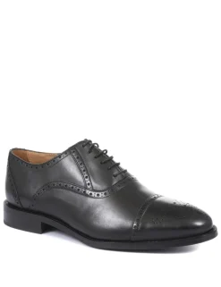 Wide Fit Leather Oxford Shoes