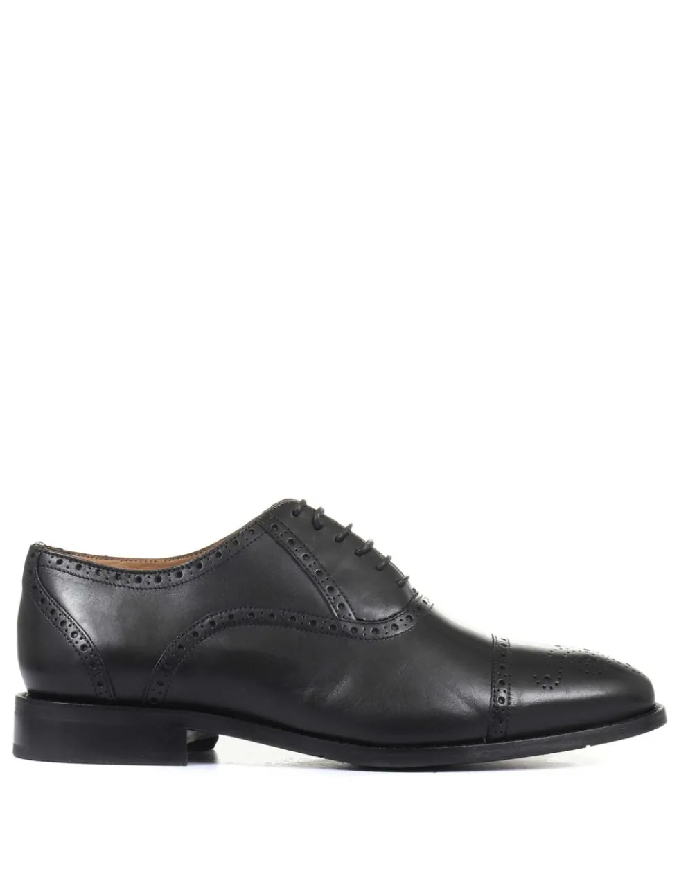 Wide Fit Leather Oxford Shoes