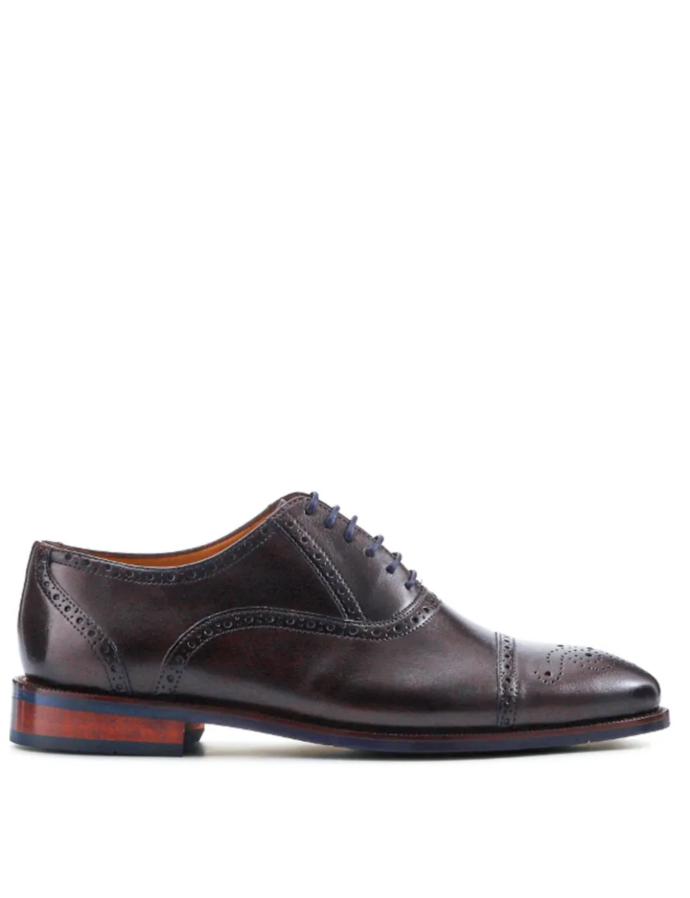 Wide Fit Leather Oxford Shoes