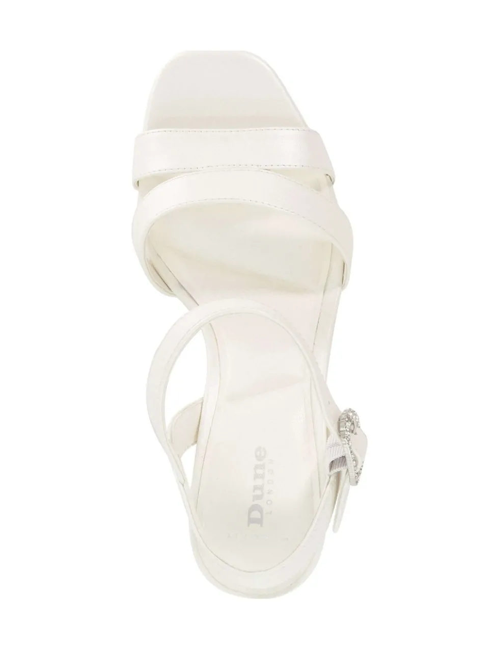 Wide Fit Leather Platform Sandals