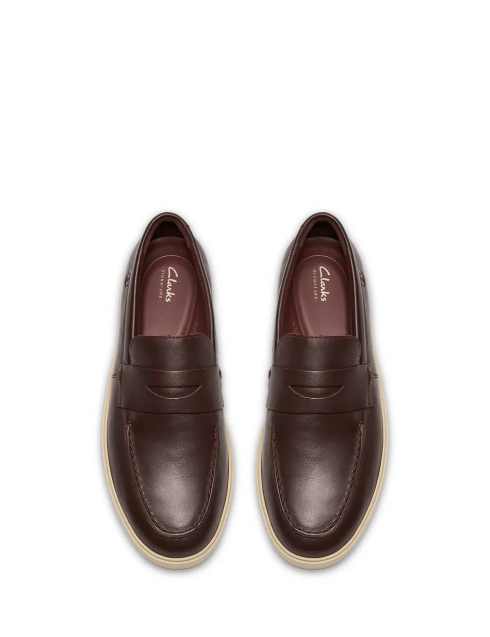 Wide Fit Leather Slip On Loafers