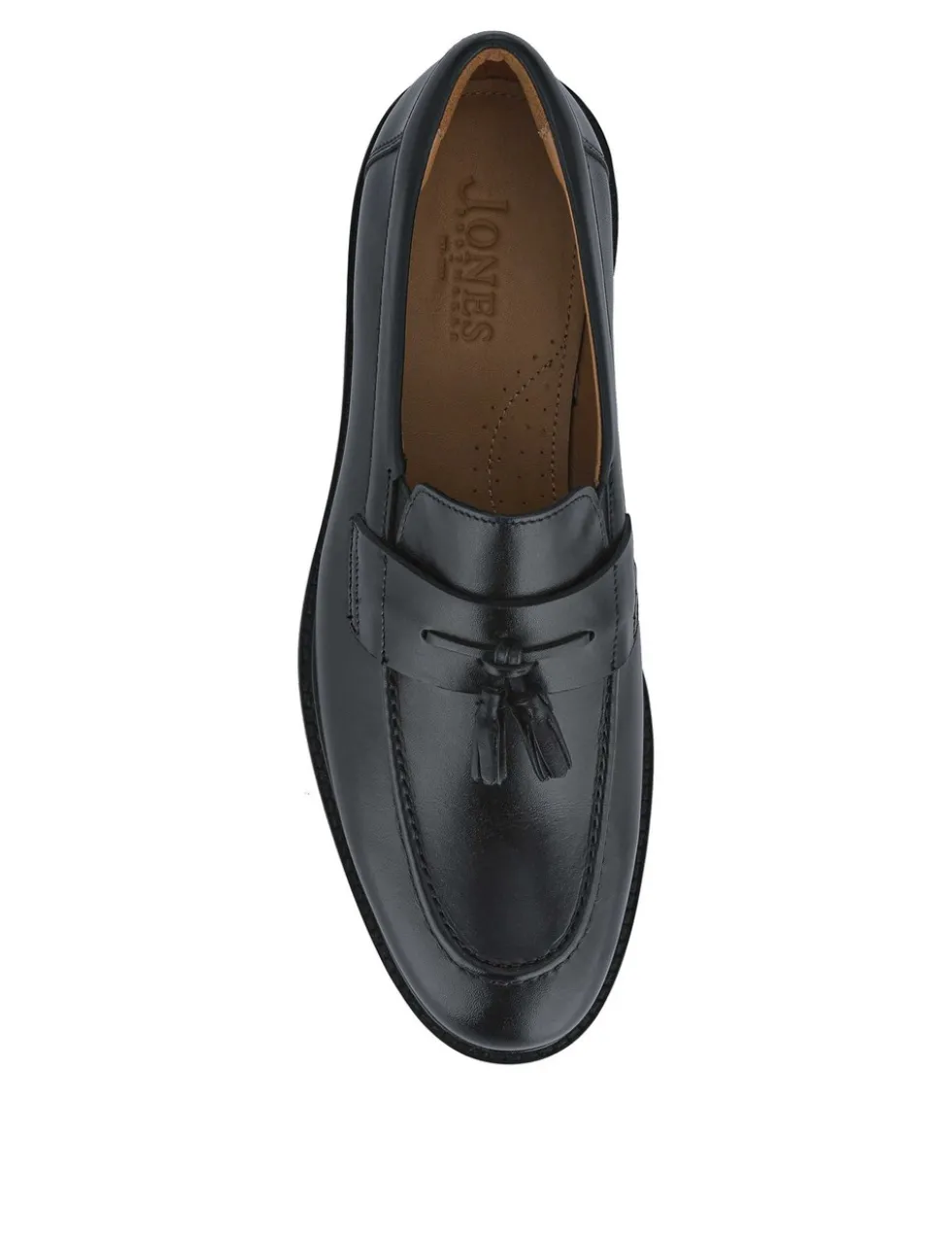 Wide Fit Leather Slip-On Loafers