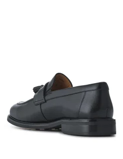 Wide Fit Leather Slip-On Loafers