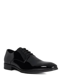 Wide Fit Patent Leather Oxford Shoes