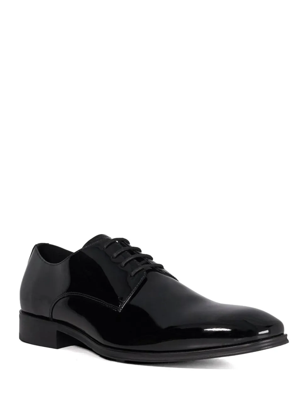 Wide Fit Patent Leather Oxford Shoes