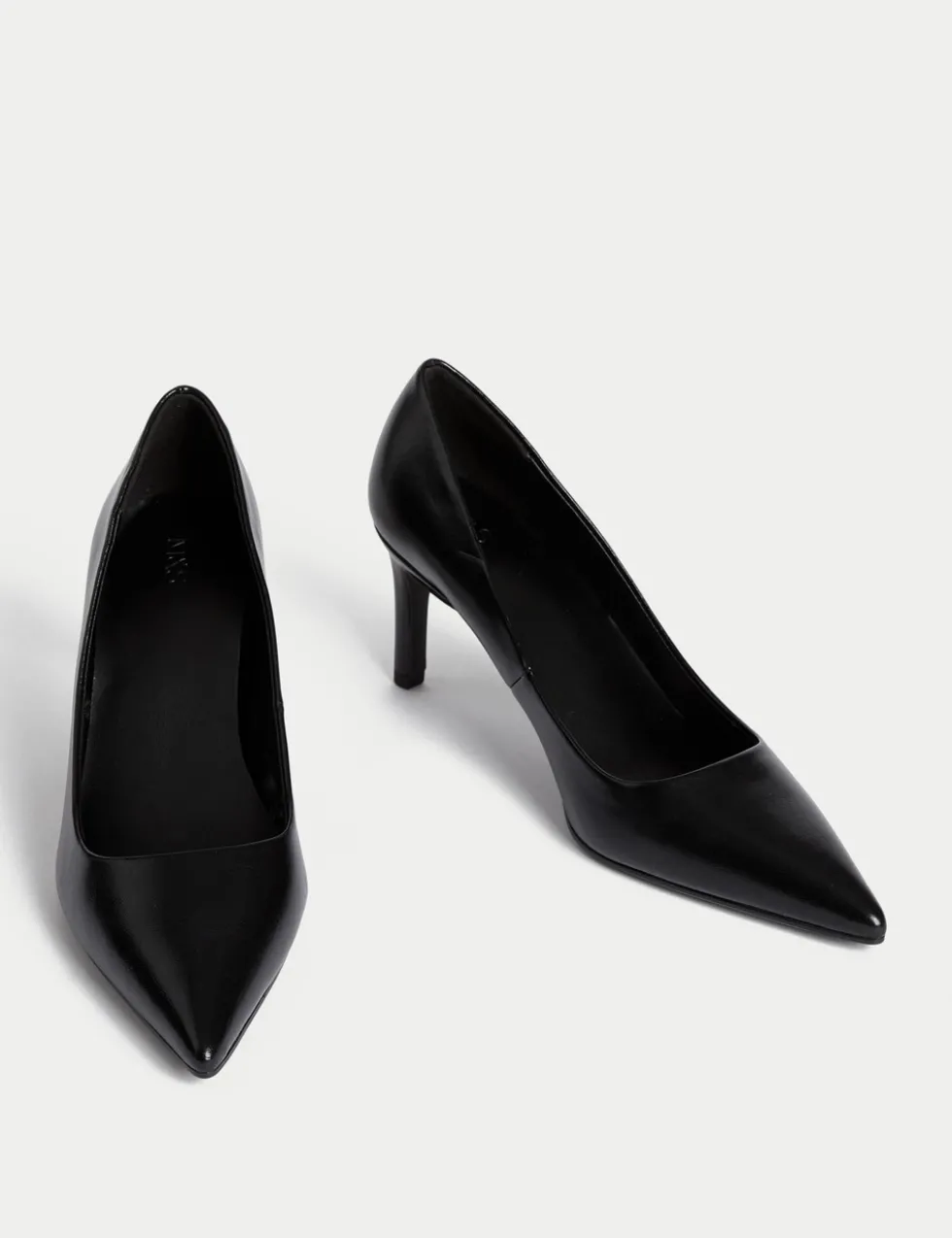 Wide Fit Stiletto Heel Pointed Court Shoes