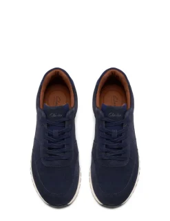 Wide Fit Suede Lace Up Trainers