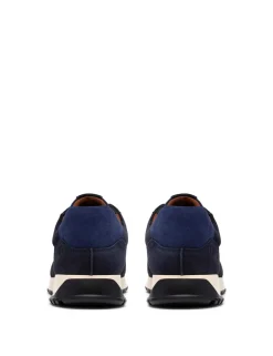 Wide Fit Suede Lace Up Trainers