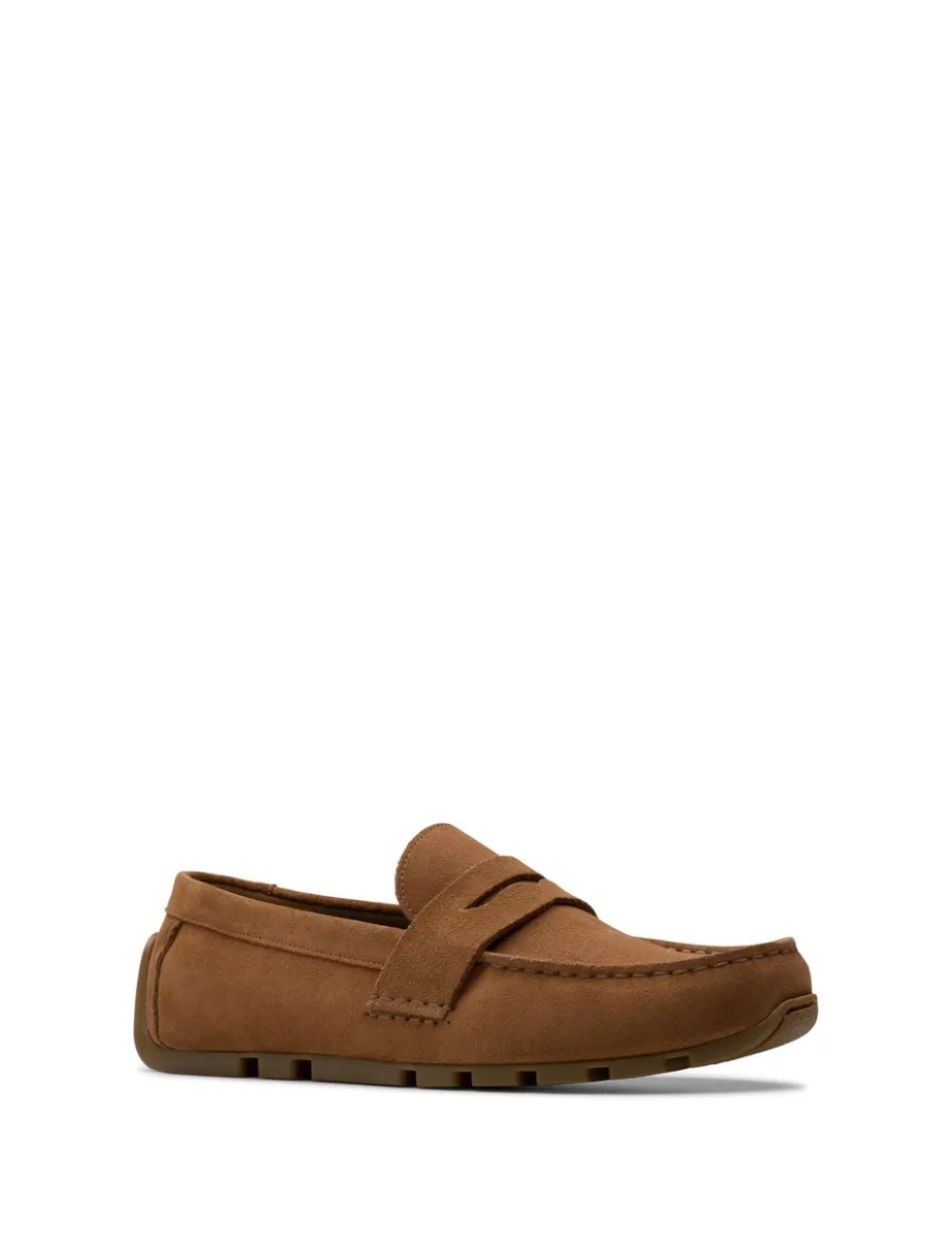 Wide Fit Suede Slip On Loafers