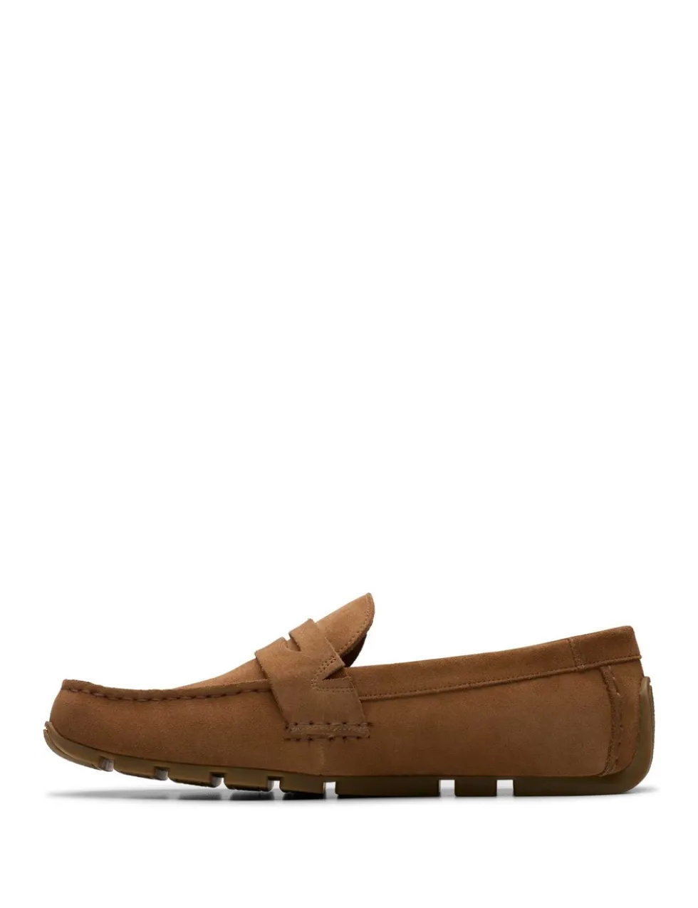 Wide Fit Suede Slip On Loafers