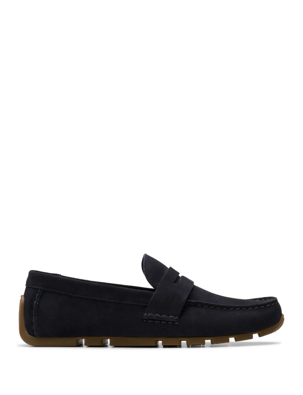 Wide Fit Suede Slip On Loafers