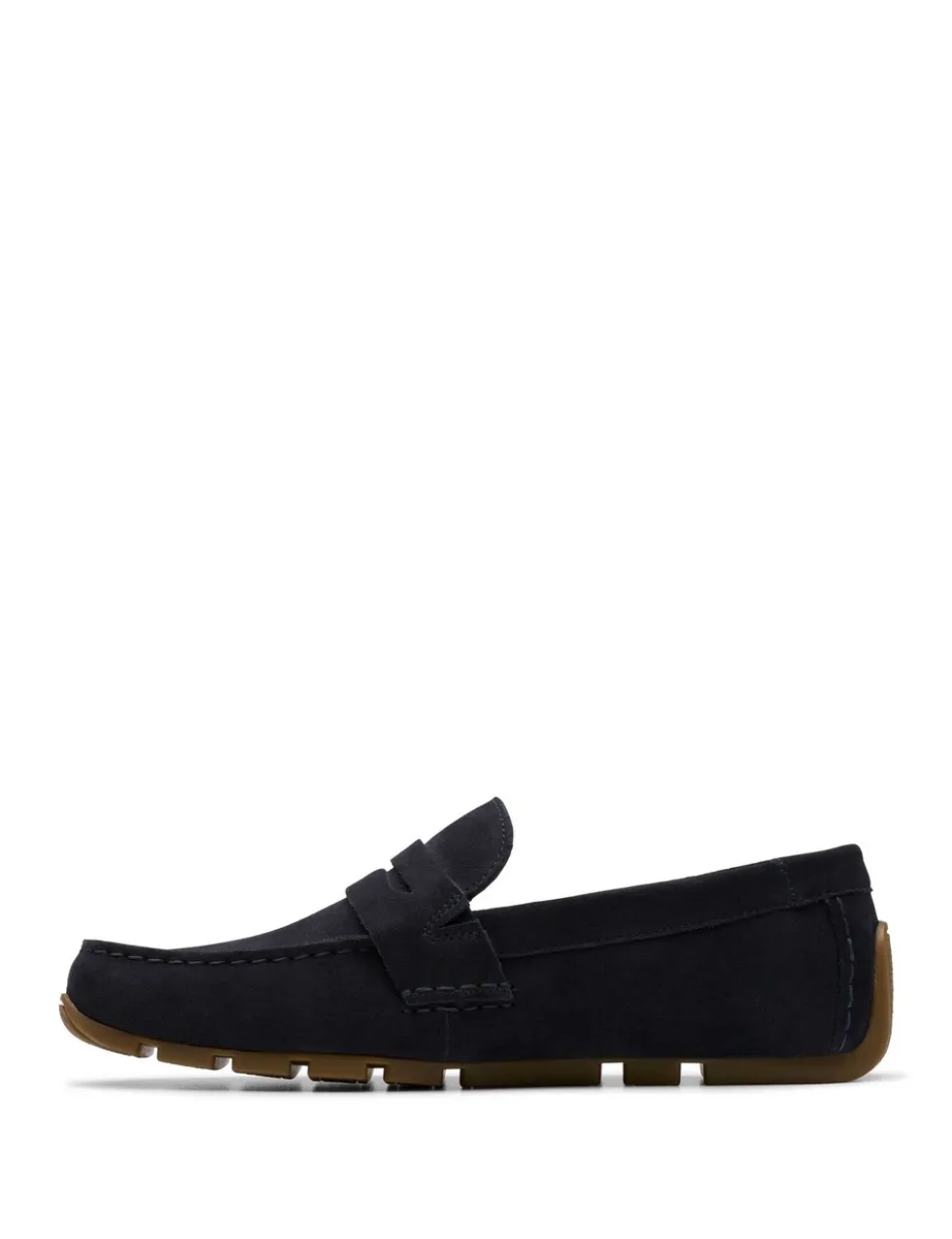 Wide Fit Suede Slip On Loafers