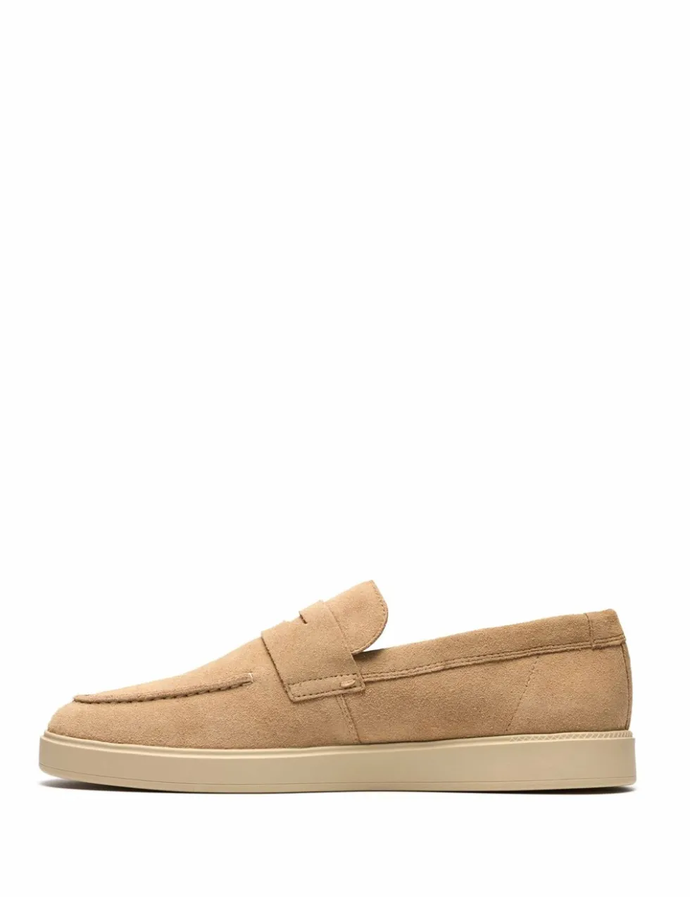 Wide Fit Suede Slip On Loafers