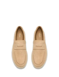 Wide Fit Suede Slip On Loafers