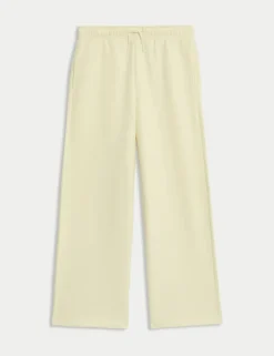 Wide Leg Cotton Rich Joggers (2-16 Yrs)