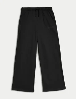 Wide Leg Cotton Rich Joggers (2-16 Yrs)