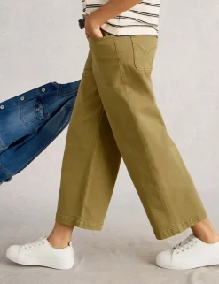 Wide Leg Cropped Jeans