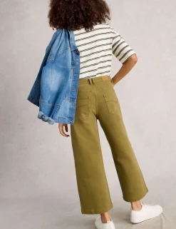 Wide Leg Cropped Jeans