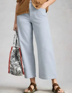 Wide Leg Cropped Jeans