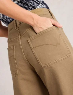 Wide Leg Cropped Jeans