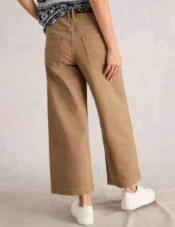 Wide Leg Cropped Jeans