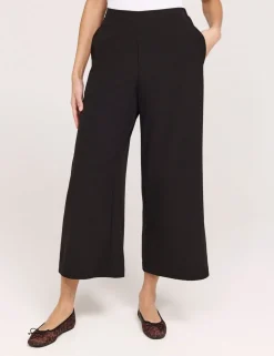 Wide Leg Cropped Trousers
