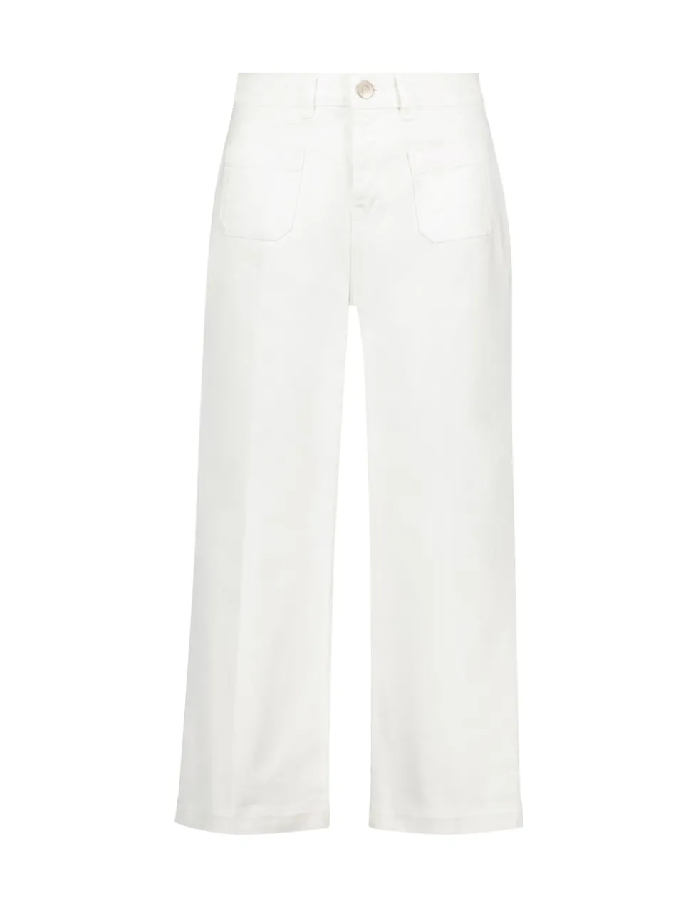 Wide Leg High Waisted Cropped Jeans