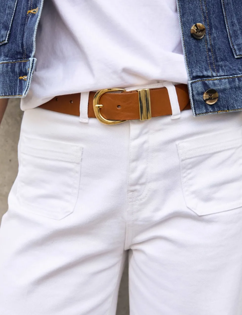 Wide Leg High Waisted Cropped Jeans