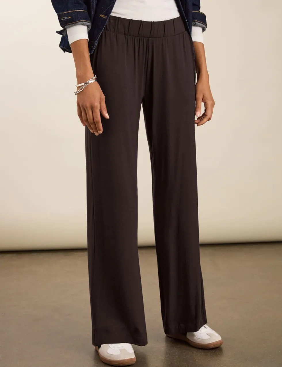 Wide Leg Palazzo Trousers