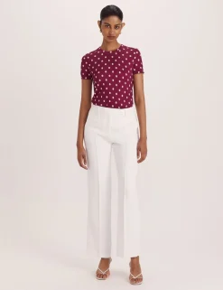 Wide Leg Tailored Trousers