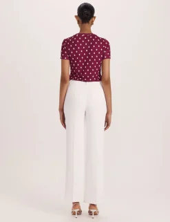 Wide Leg Tailored Trousers