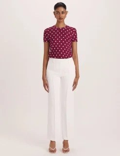 Wide Leg Tailored Trousers