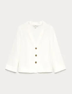 Wide Sleeve Short Length Cardigan