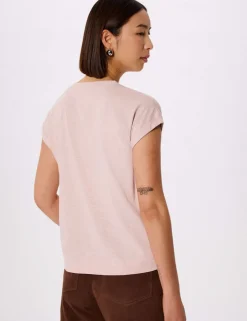 Willa Pure Cotton V-Neck T-Shirt